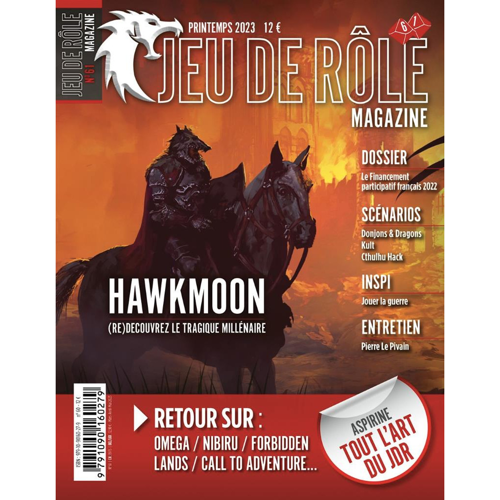 Jeu de Rôle Magazine N°63 (Hiver 2024)