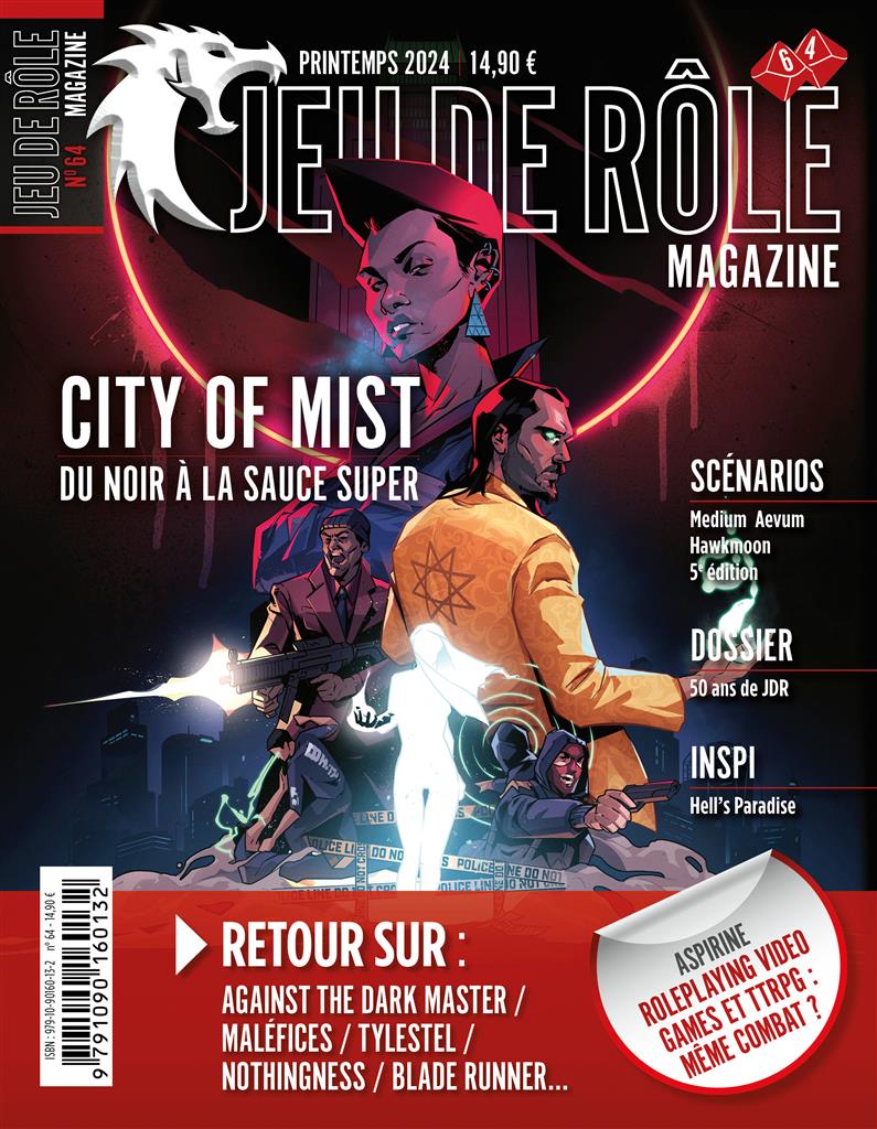 Jeu de Rôle Magazine N°64 (Printemps 2024)