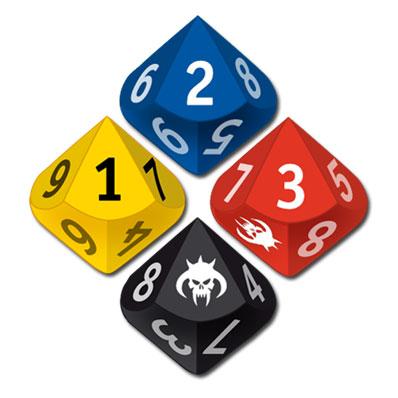 SHAAN SET DE DES - Set de 4 Dés Spéciaux Chrysalis