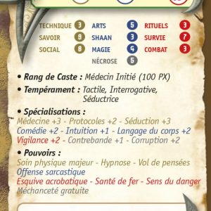 SHAAN - Cartes Personnages