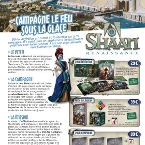 SHAAN - Le Feu sous la Glace - Kit de Campagne
