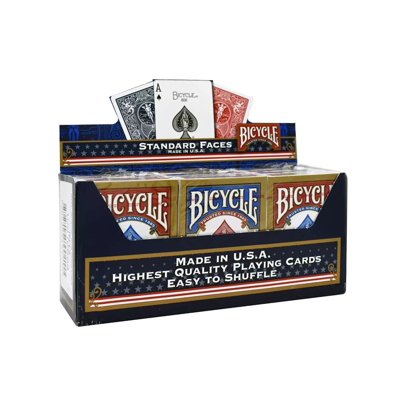 Bicycle Rider Back - Standard Index (Display De 12 : 6R, 6B)