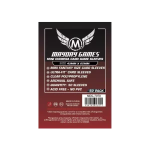 (Lot De 10) Sleeves Mayday - 43X65Mm Mini Chimera Premium