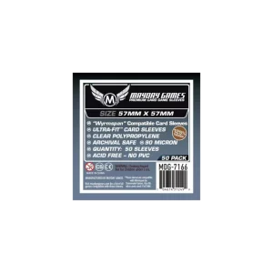 (Lot De 10) Sleeves Mayday - Wyrmspan 57X57Mm Card Game Premium