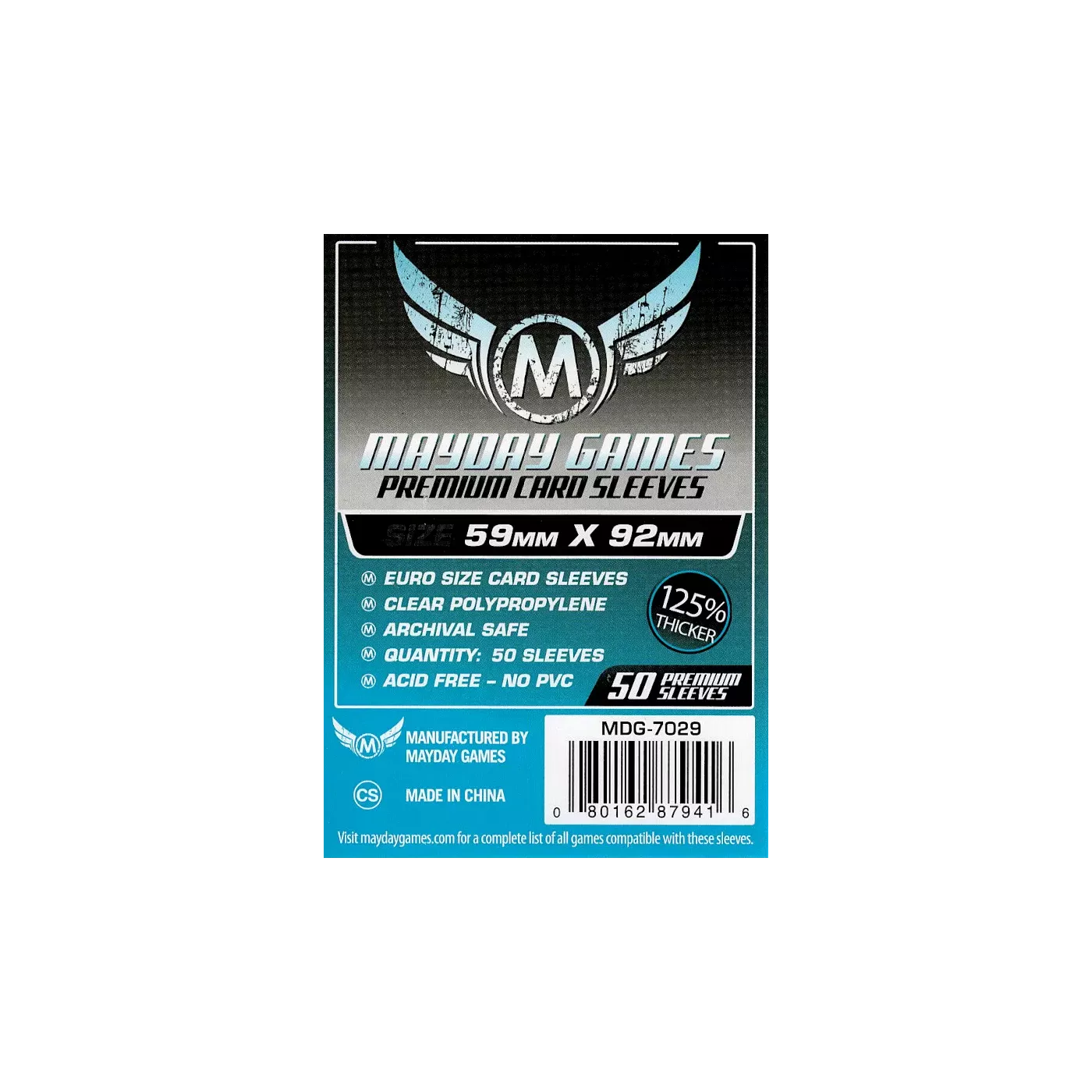 (Lot De 10) Sleeves Mayday - 59X92Mm Euro Premium