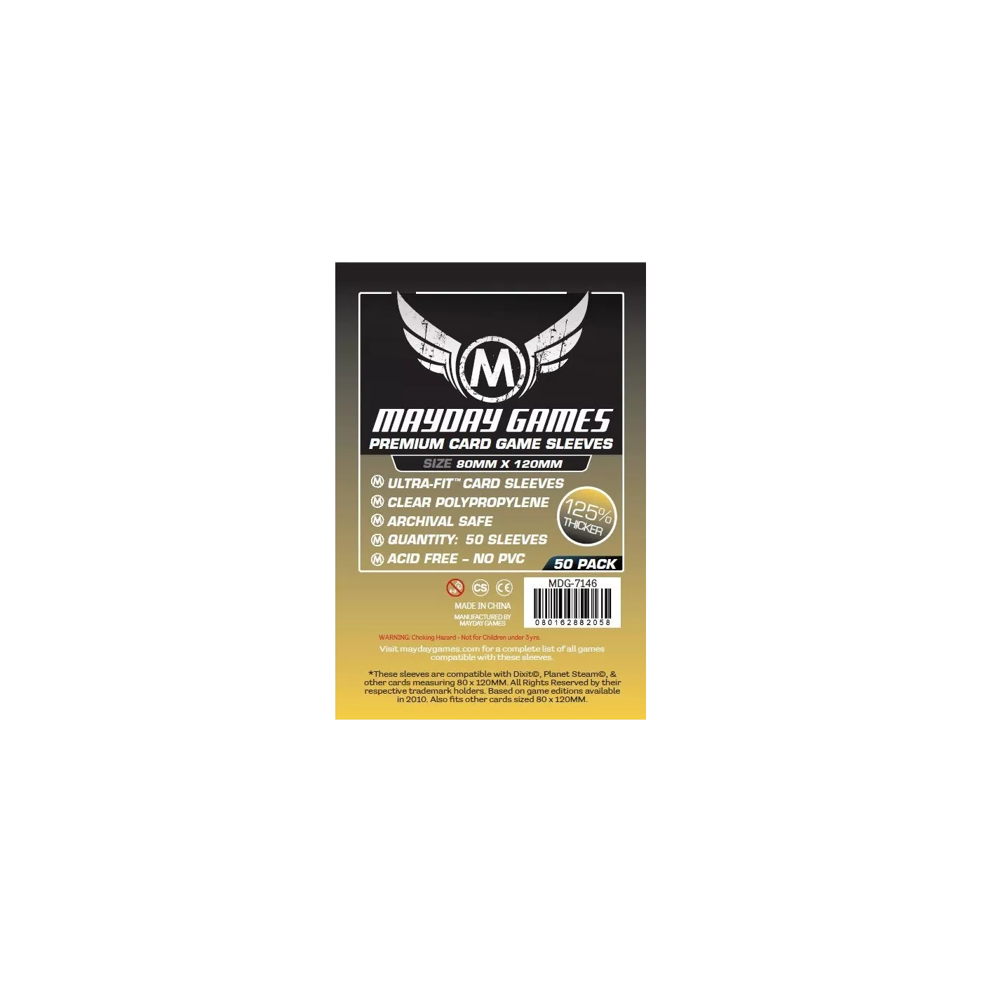 (Lot De 10) Sleeves Mayday - 80X120Mm Magnum Premium