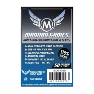 (Lot De 10) Sleeves Mayday - 45X68Mm Mini Euro Premium