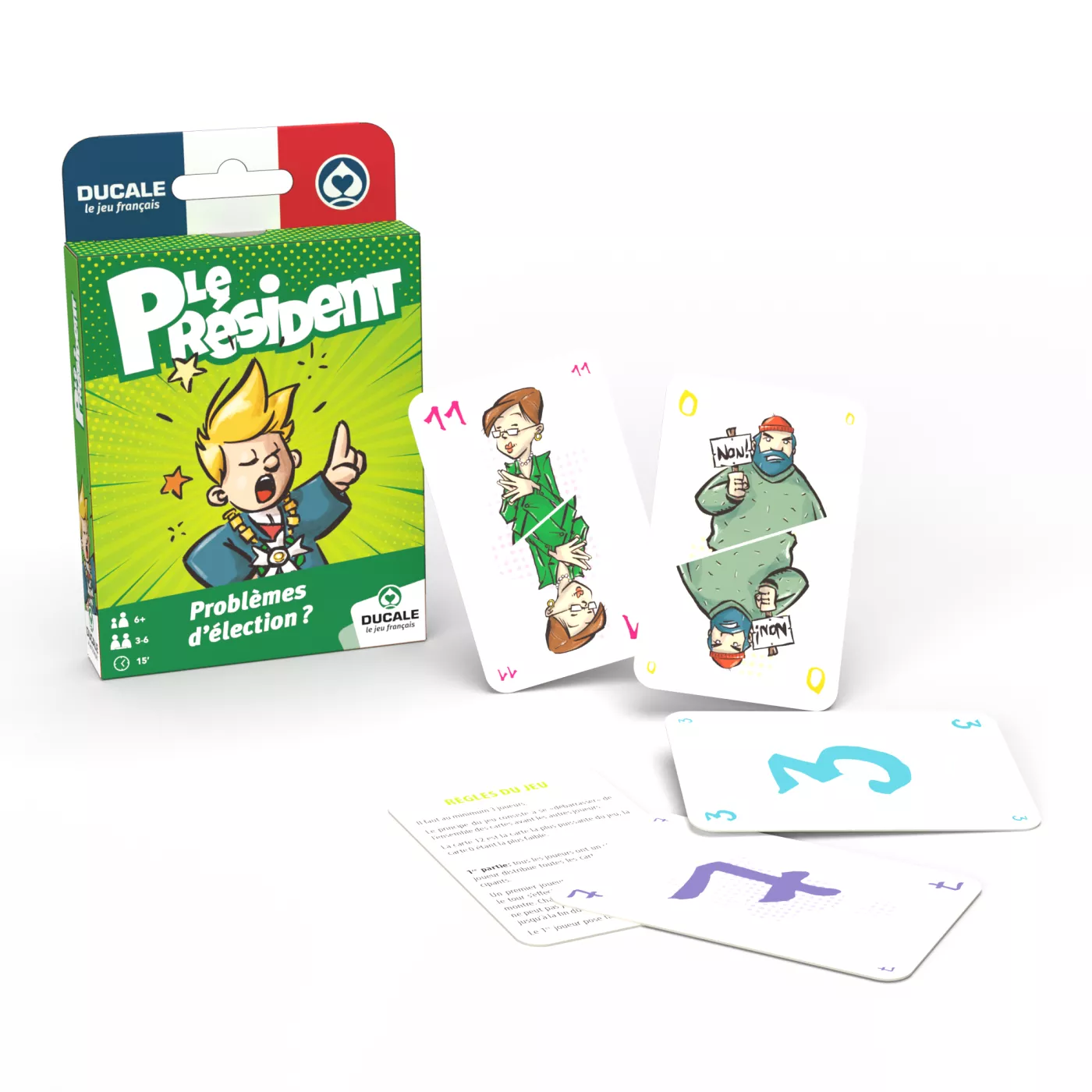 Ducale - Le Président - Jeu De 54 Cartes Eco Format – Image 2