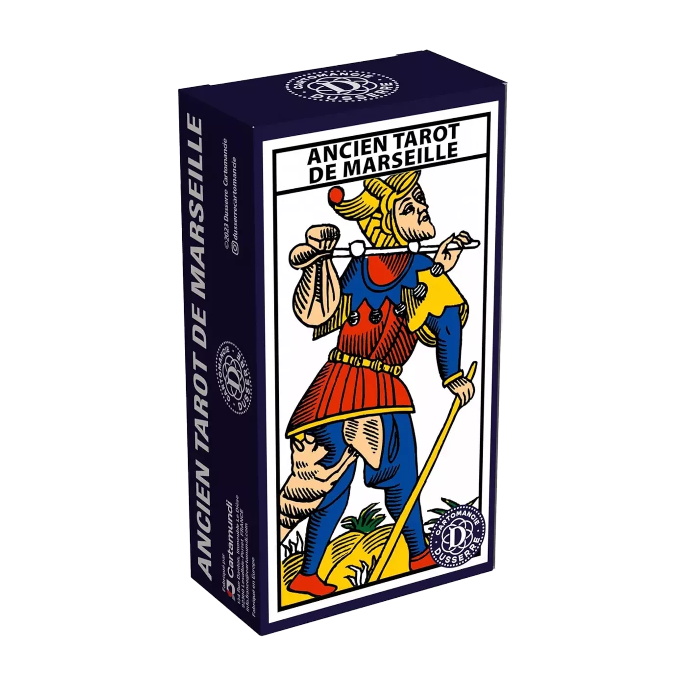 Tarot De Marseille, 78 Cartes - Étui Carton, Version Française - Avec Notice
