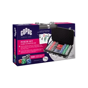 Poker - Mallette Premium Copag, 300 Jetons 11,5 G Marqués, 2 Jeux Copag Poker Plastic