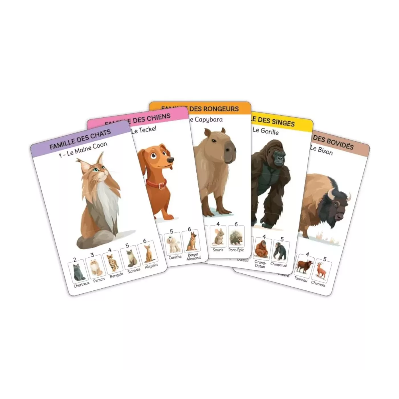 Jeu Des 7 Familles : Animaux – Image 2
