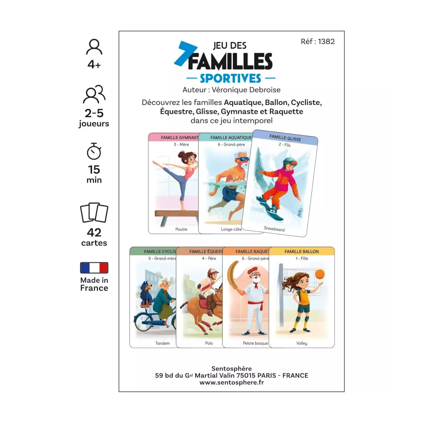 Jeu Des 7 Familles : Sportives – Image 3