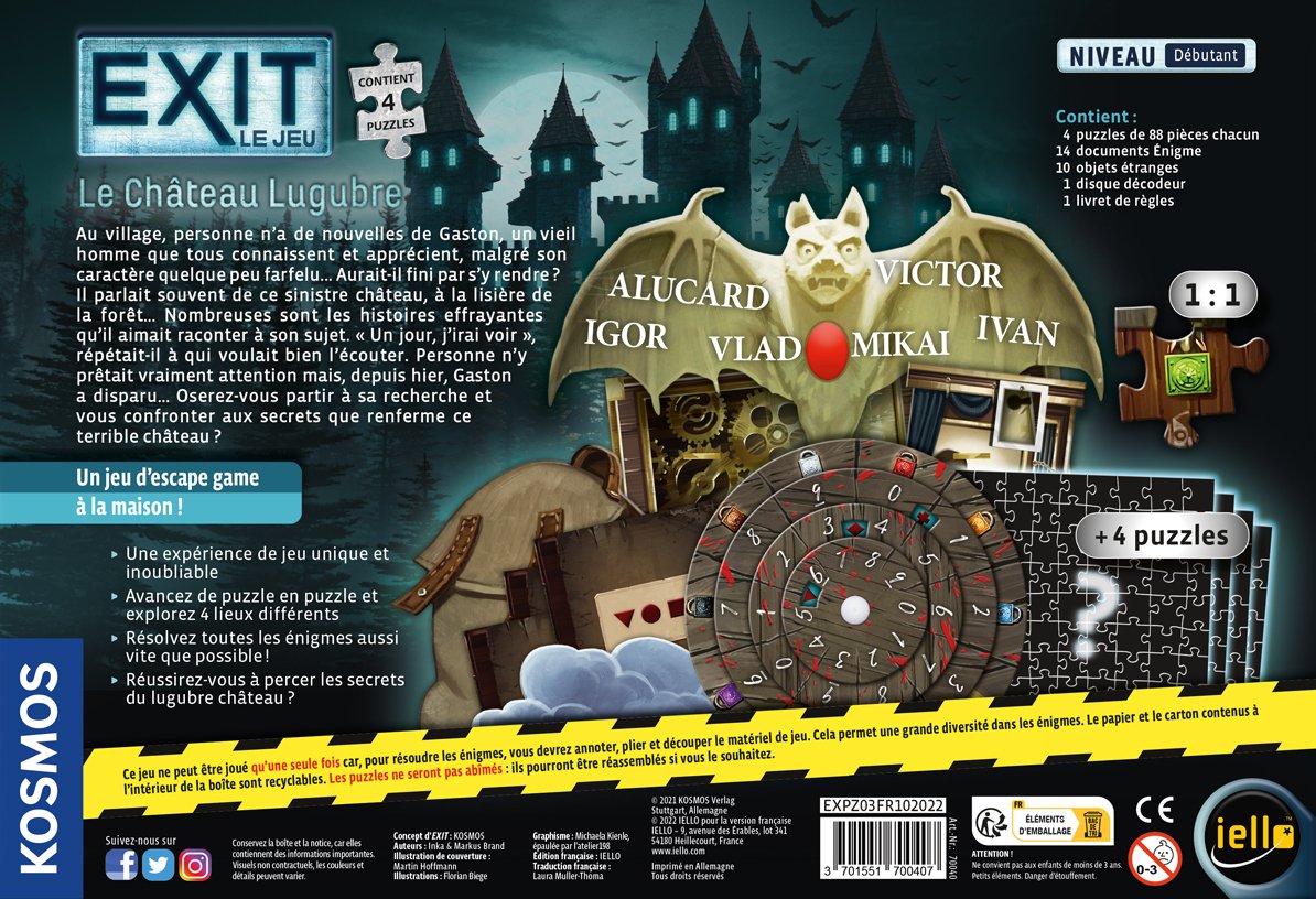 Exit Puzzle : Le Chateau Lugubre