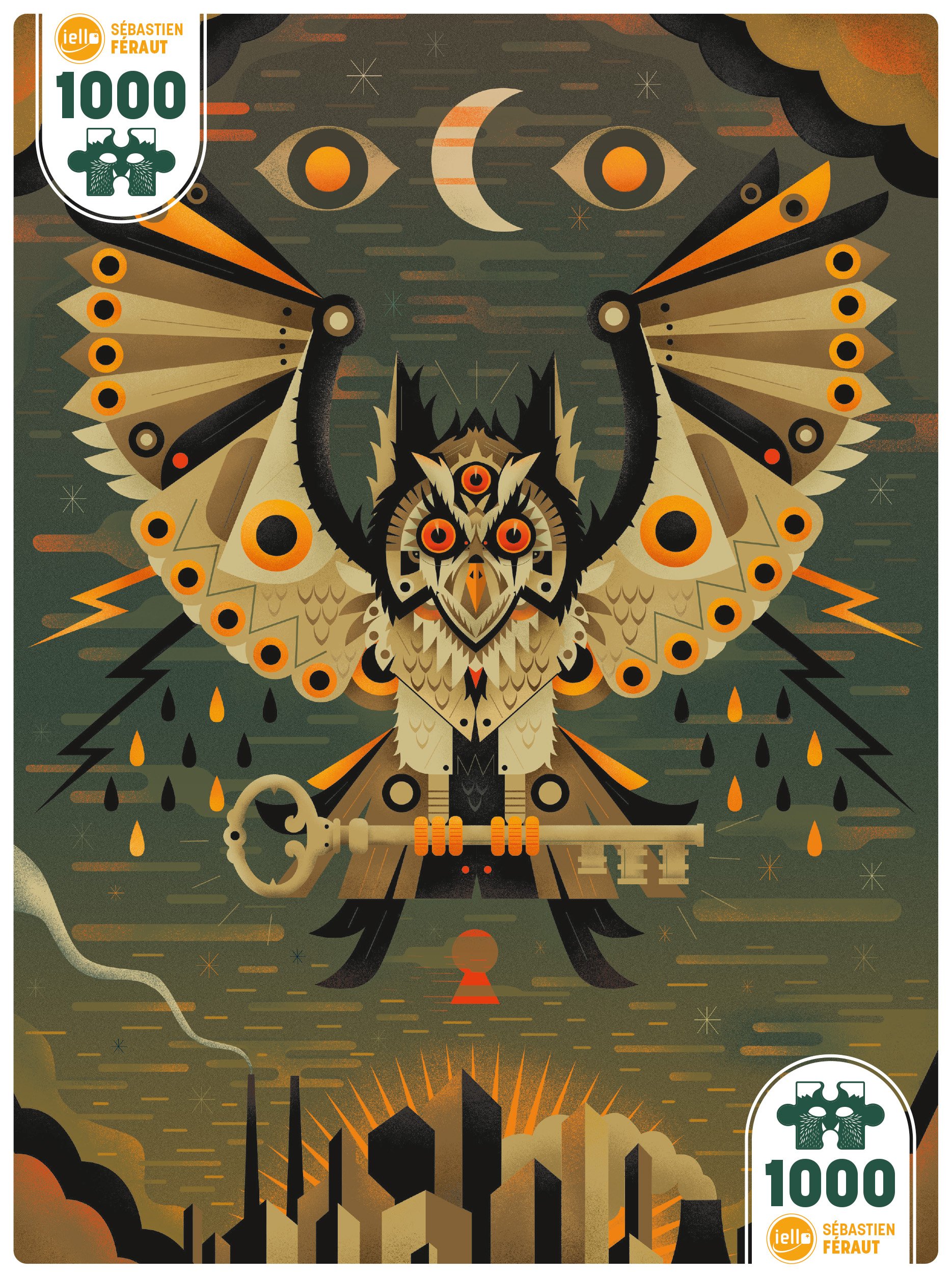 Puzzle UNIVERSE - 1000p : City Owl (#12) – Image 2