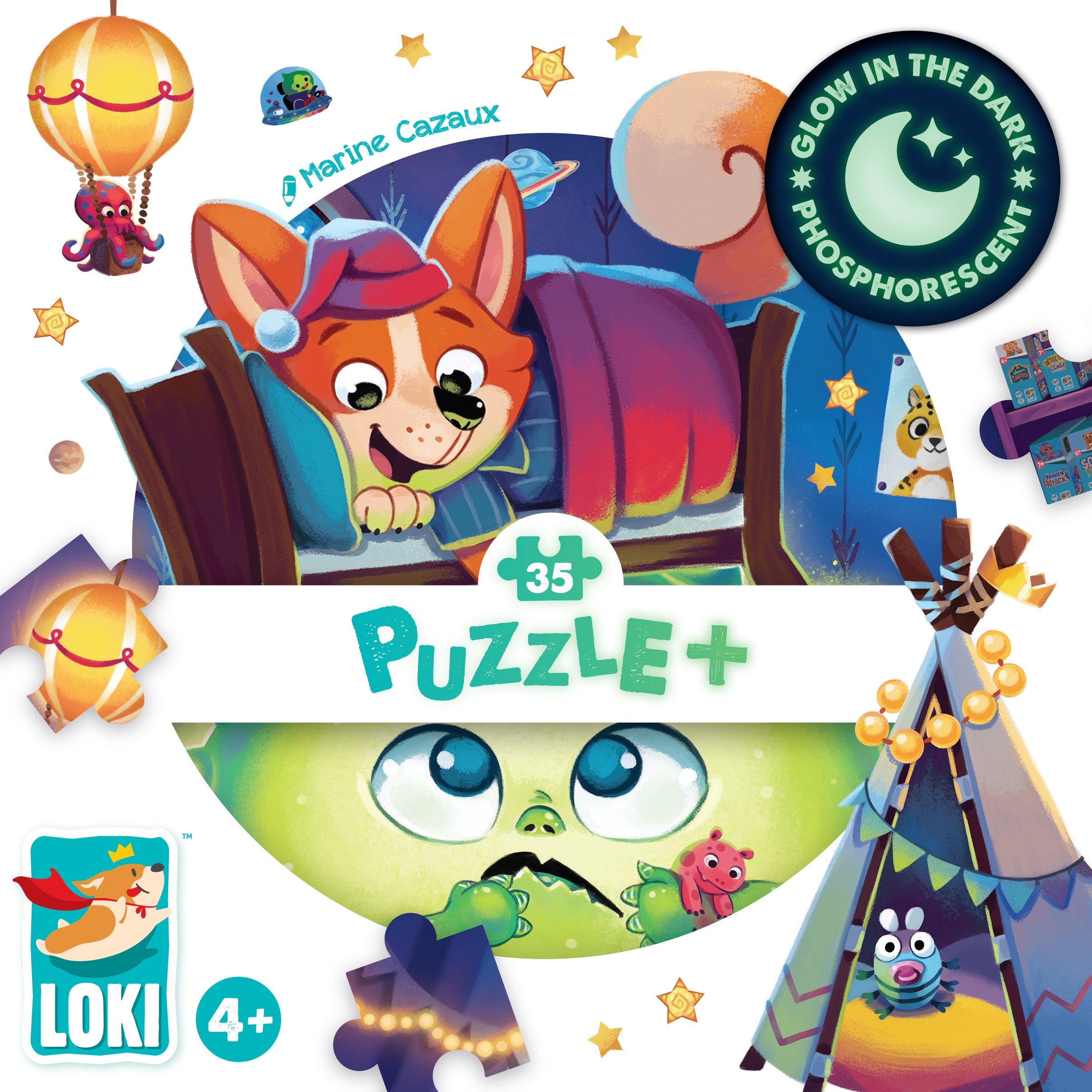 Puzzle+ : LOKI et le Monstre sous le lit (35 Pcs) – Image 3