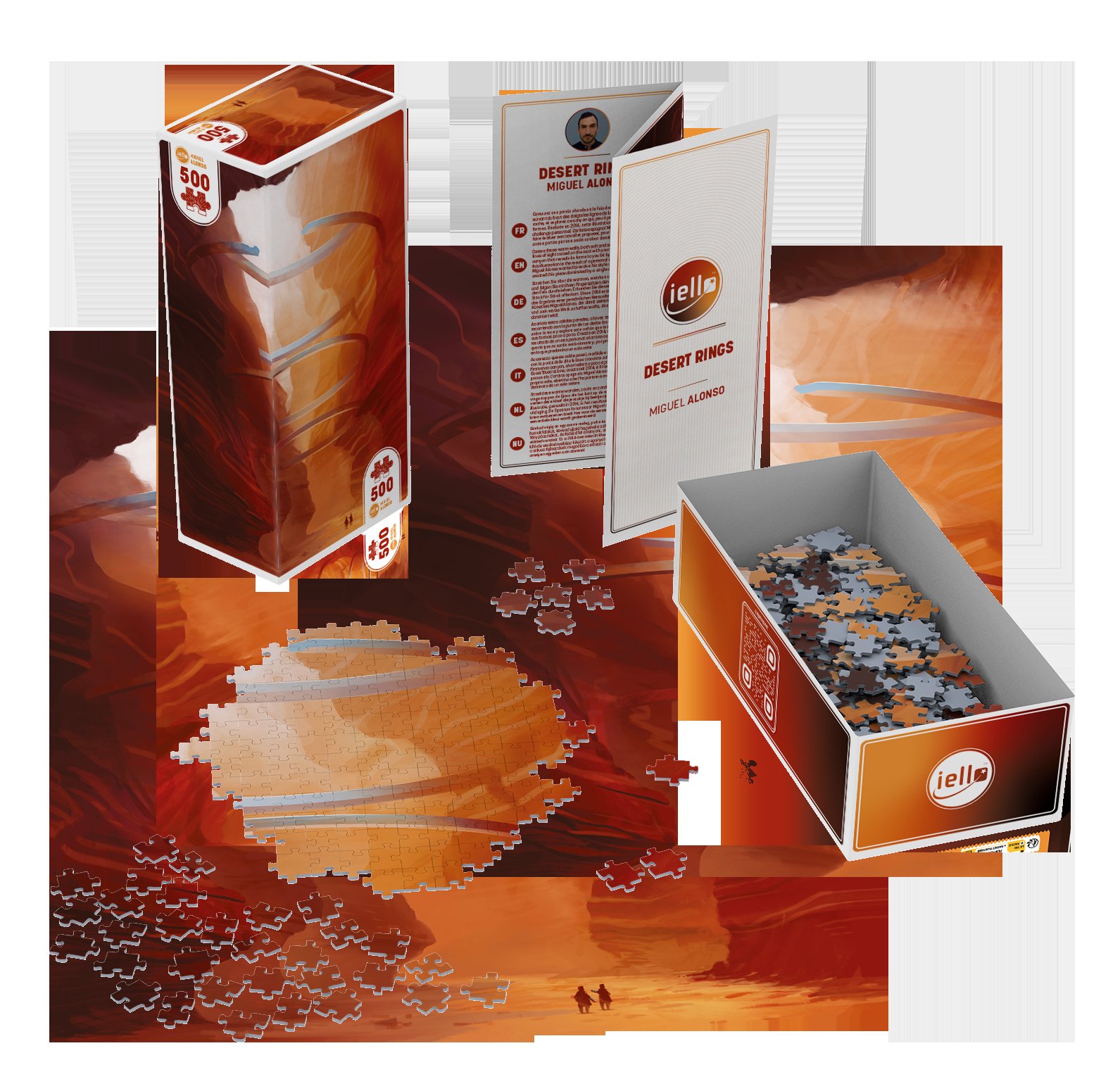 Puzzle UNIVERSE - 500p : Desert Rings – Image 2