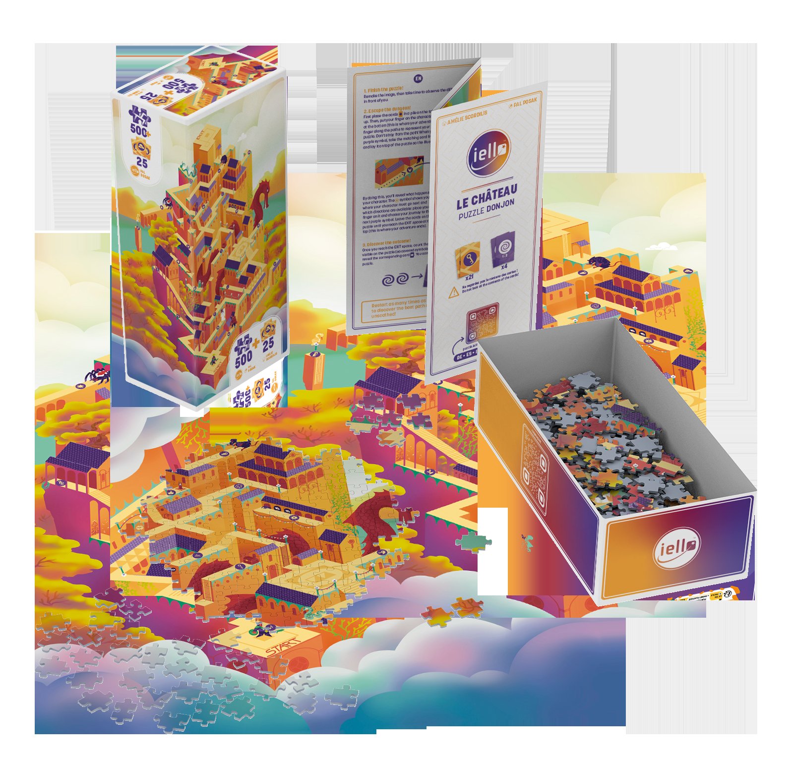 Puzzle PLAY Donjon - 500p : Chateau – Image 2