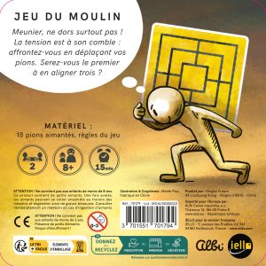 Magnétique : Jeu du moulin