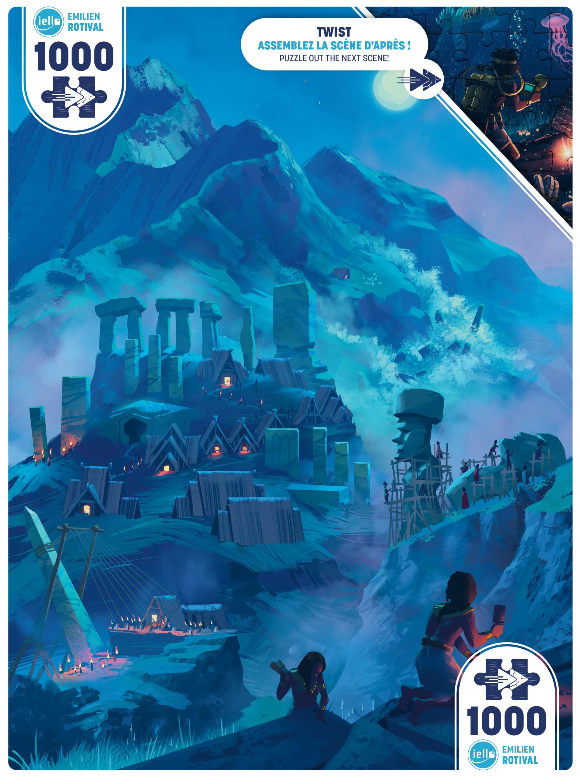 Puzzle TWIST - 1000p : Ancient Mégalith – Image 2