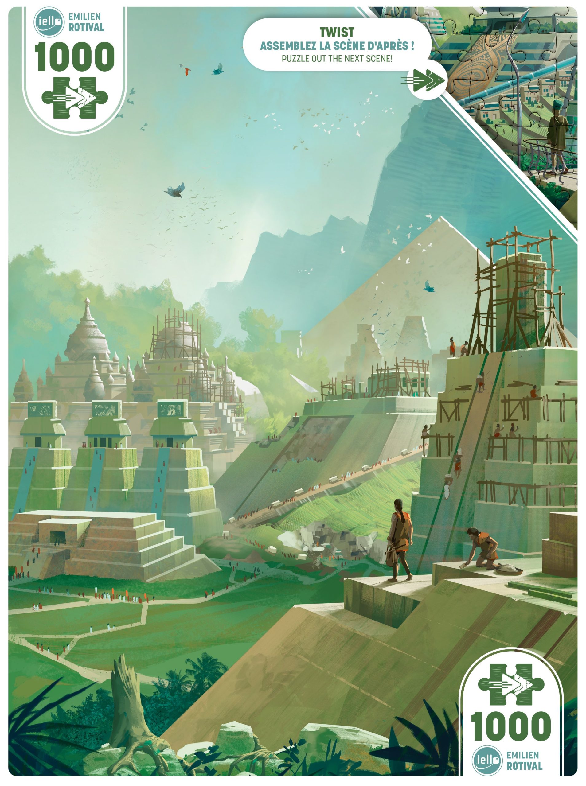 Puzzle TWIST - 1000p : Ancient Pyramids