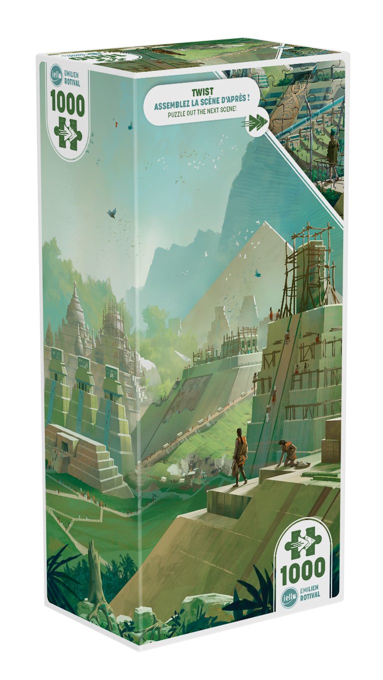 Puzzle TWIST - 1000p : Ancient Pyramids – Image 3