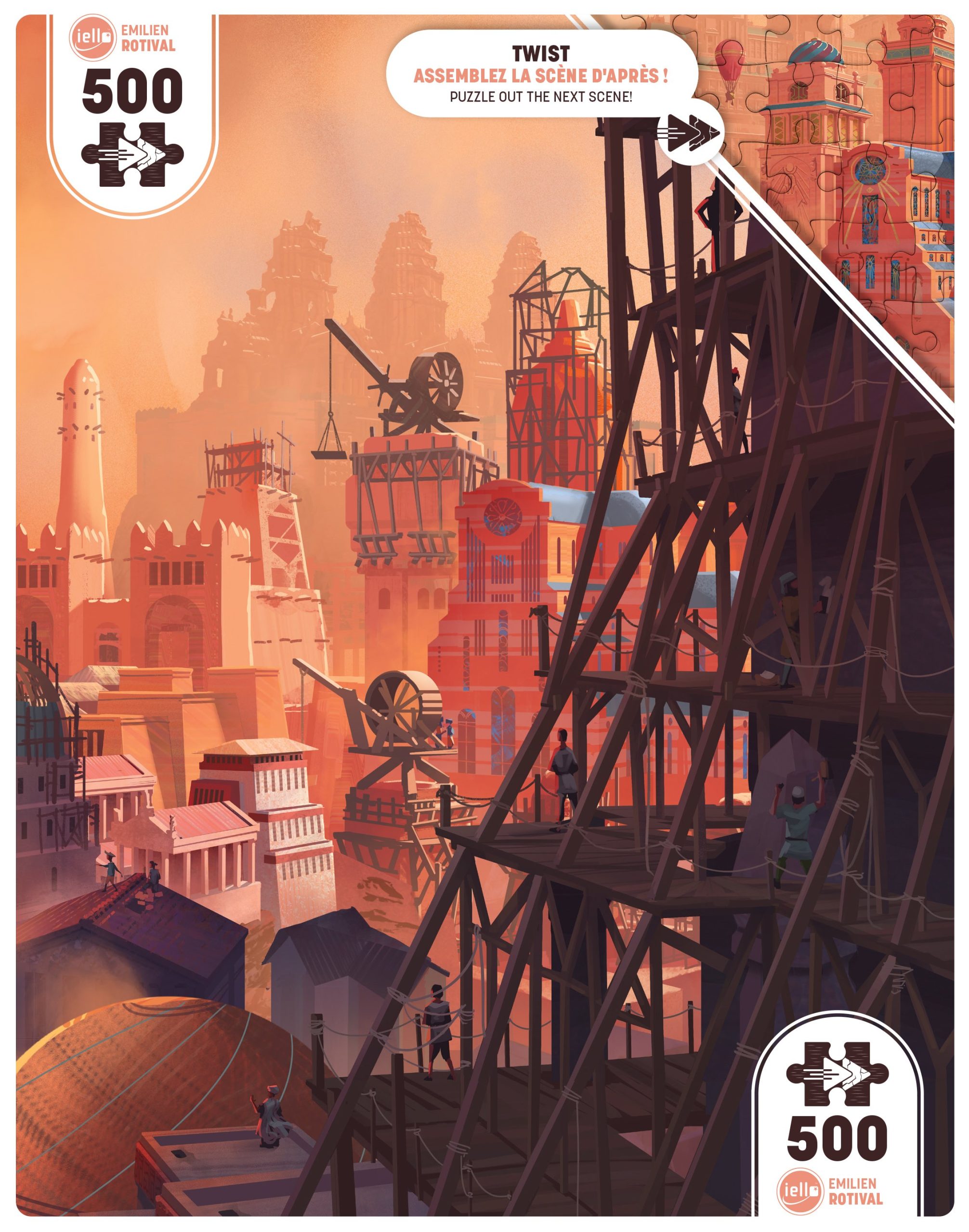 Puzzle TWIST - 500p : Ancient City – Image 2