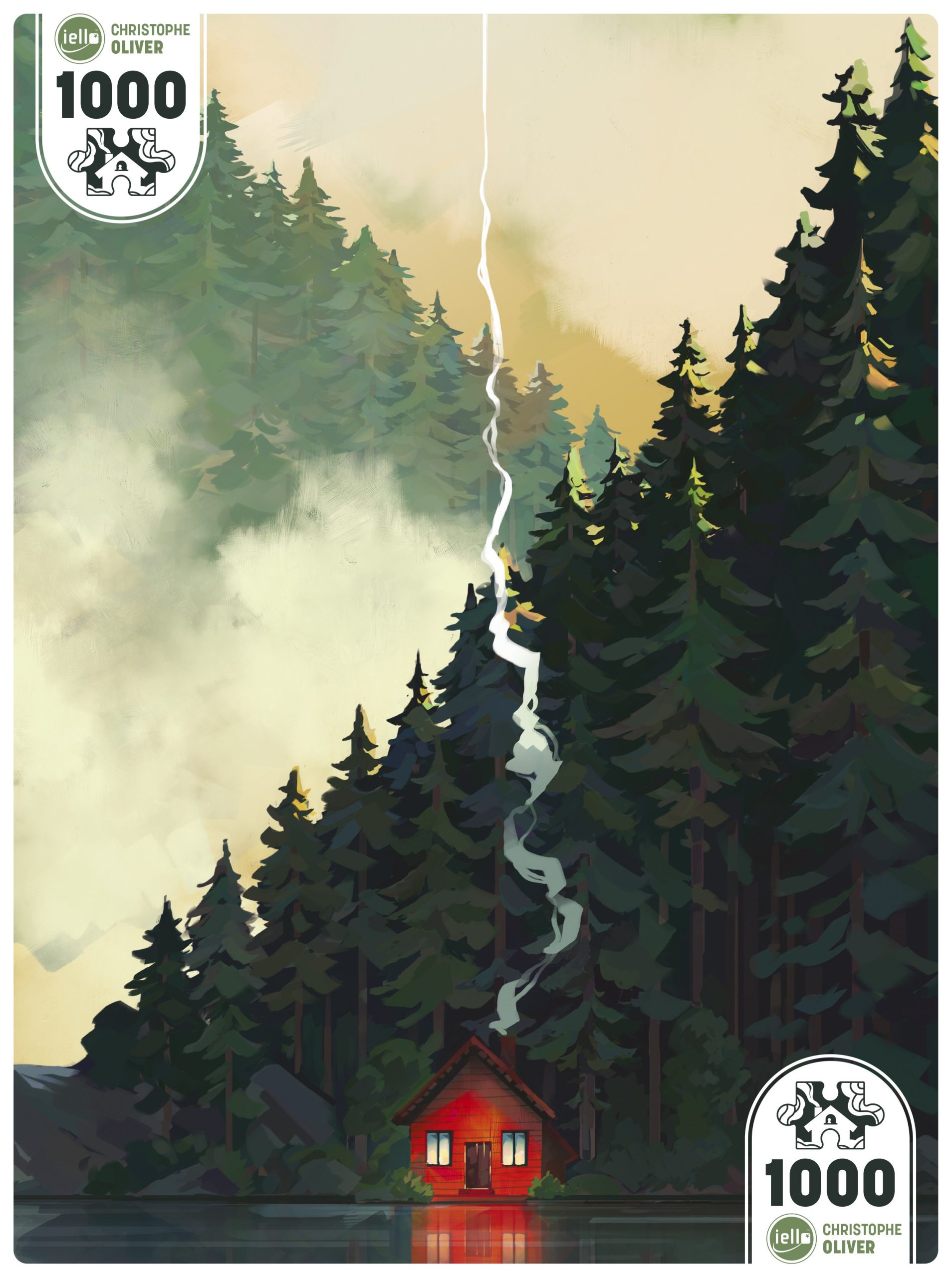 Puzzle UNIVERSE - 1000p : Little Red House – Image 2