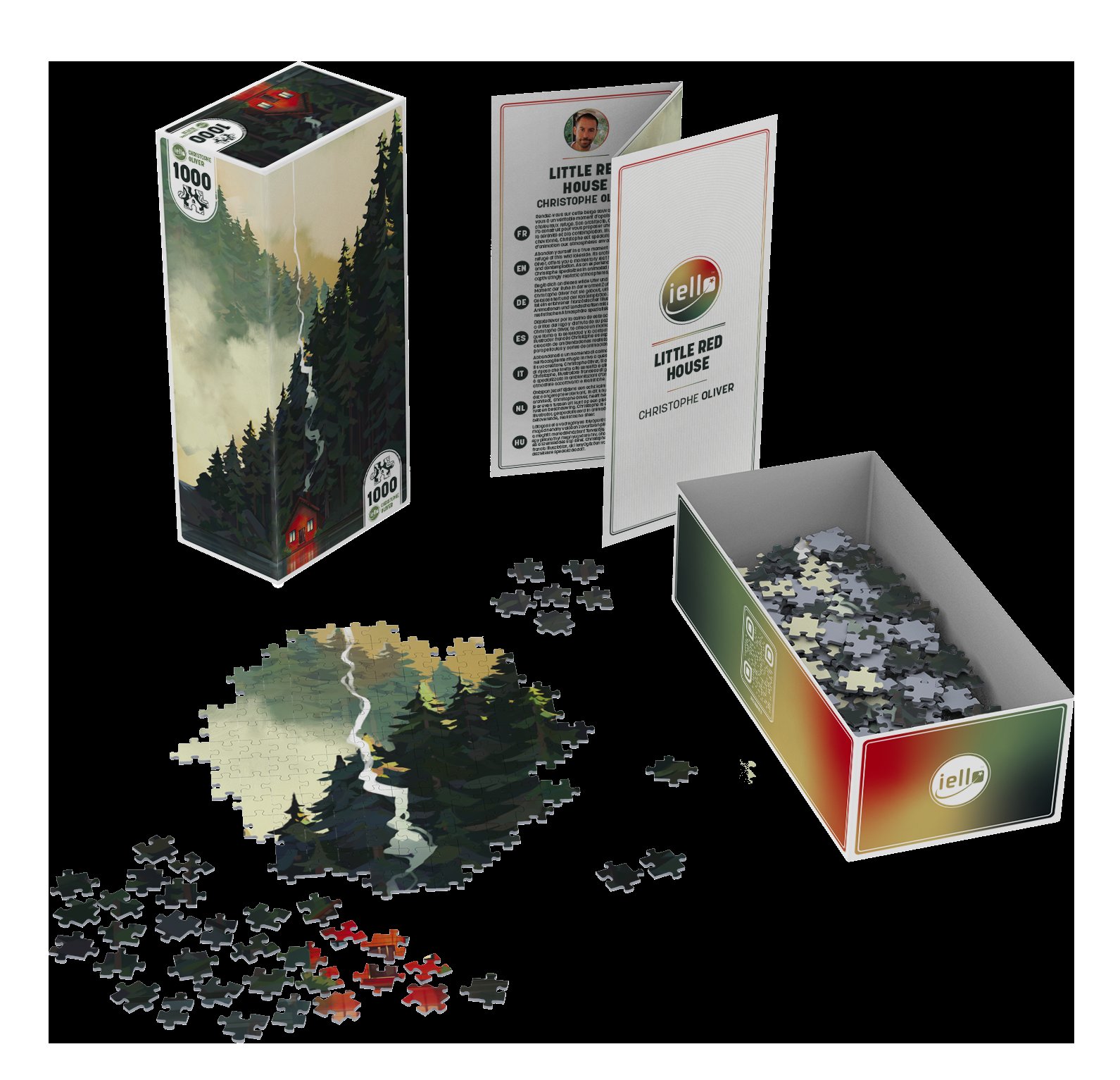 Puzzle UNIVERSE - 1000p : Little Red House – Image 3
