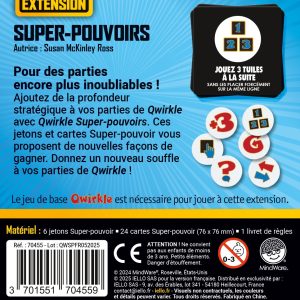 Micro Extension : Qwirkle - Super Pouvoirs
