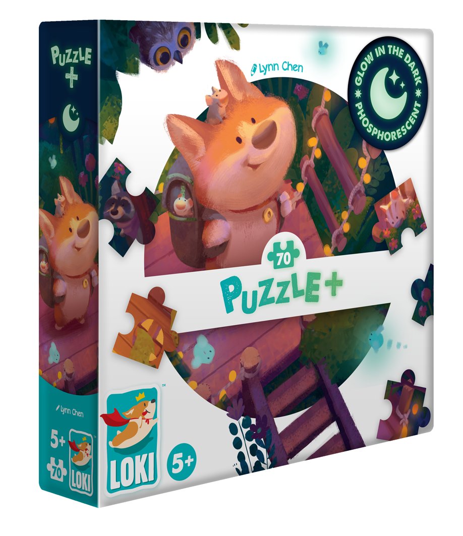 Puzzle+ : LOKI explore la Cabane (70 Pcs)