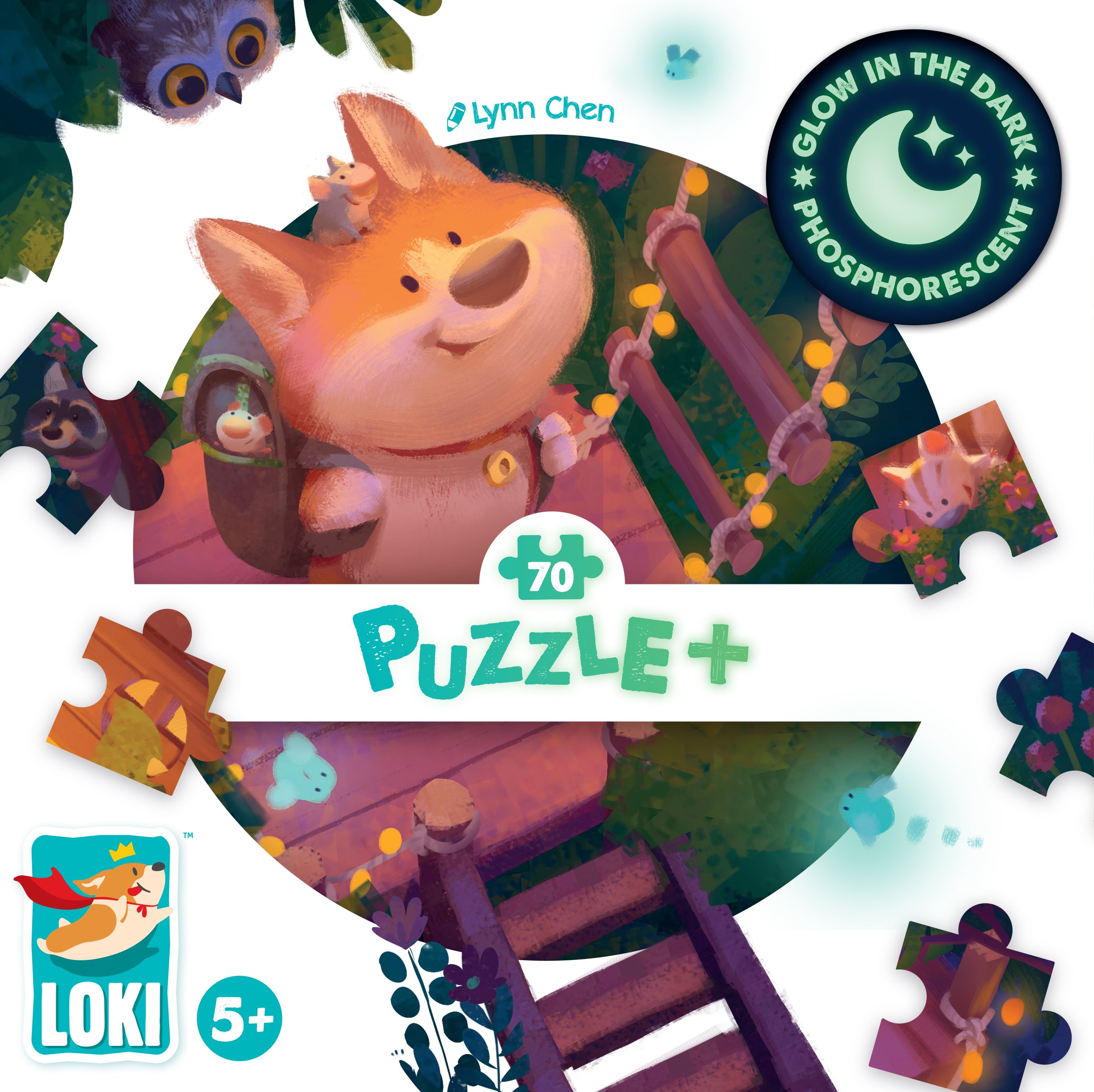 Puzzle+ : LOKI explore la Cabane (70 Pcs) – Image 2