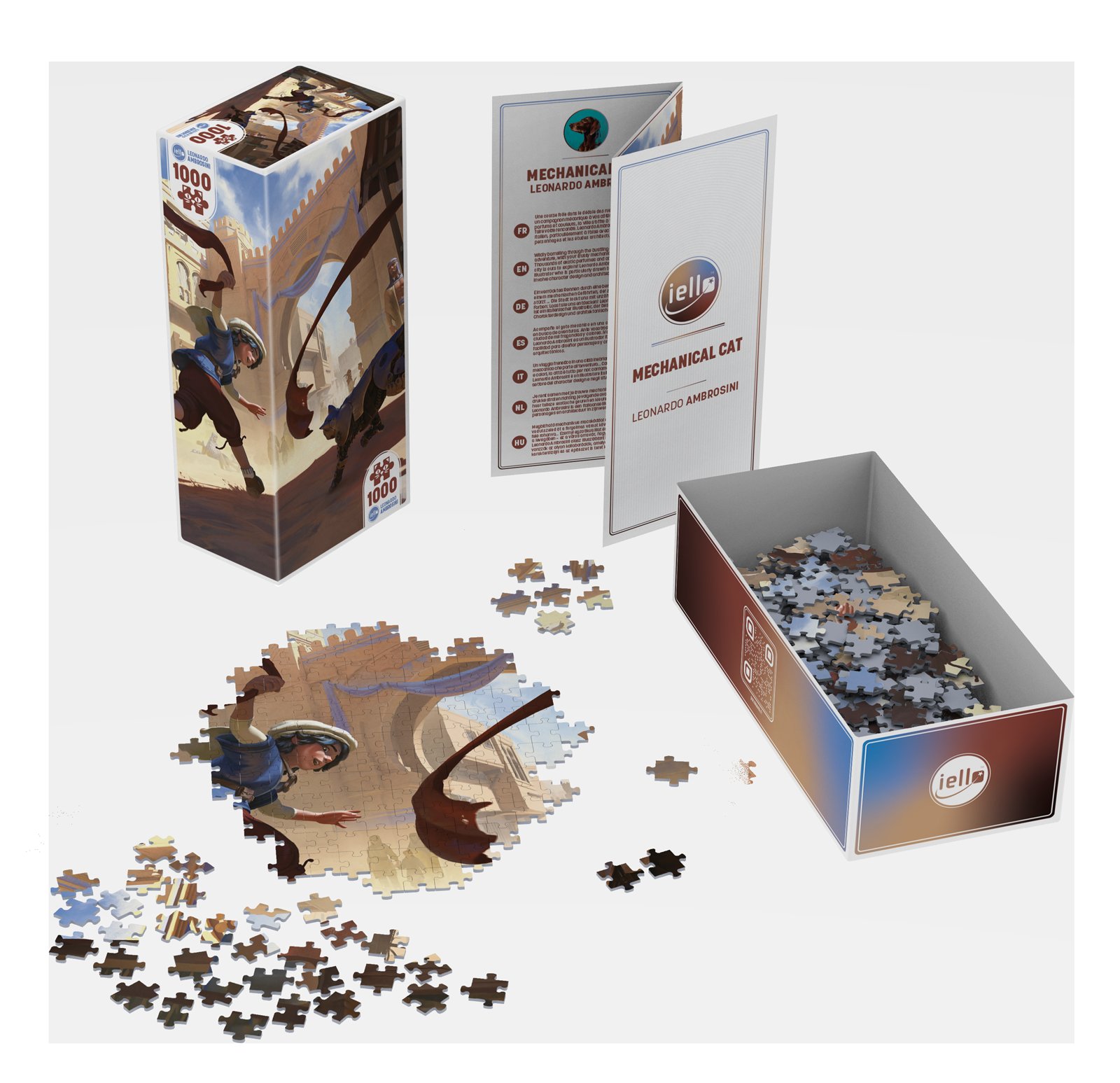 Puzzle UNIVERSE - 1000p : Mechanical Cat – Image 2