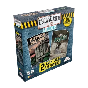 Escape Room Le Jeu 2 Joueurs - Prison Island - Asylum