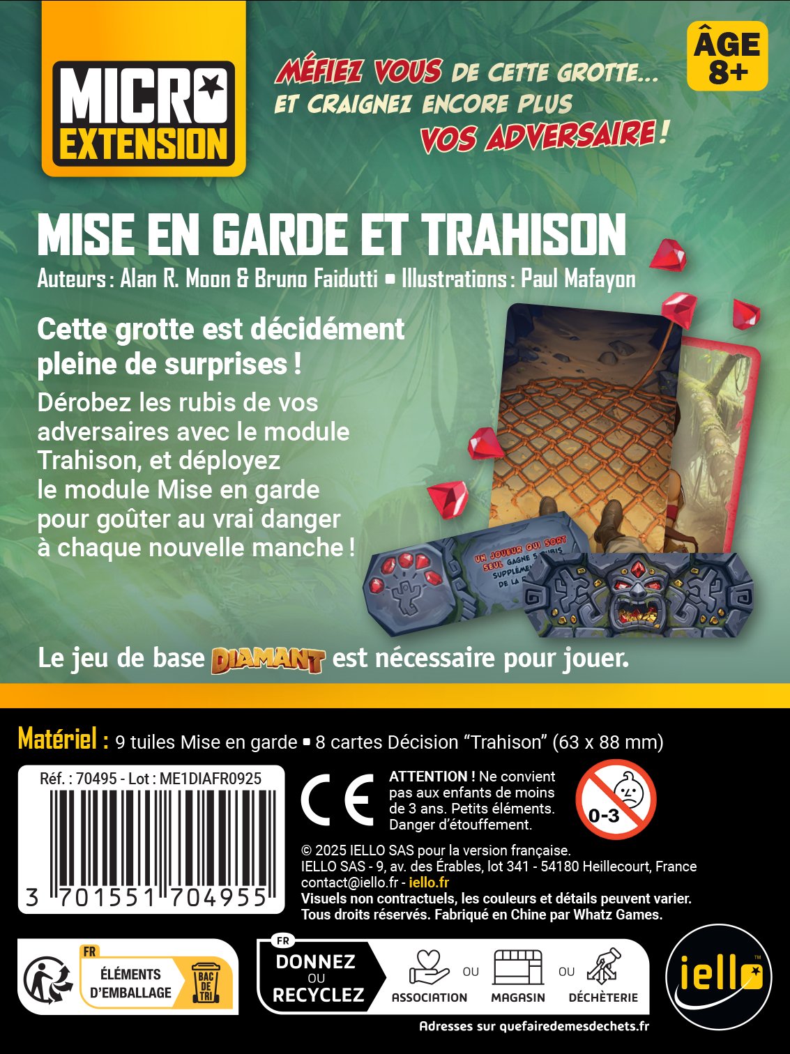 Micro Extension - Diamant : Mise en Garde et Trahison