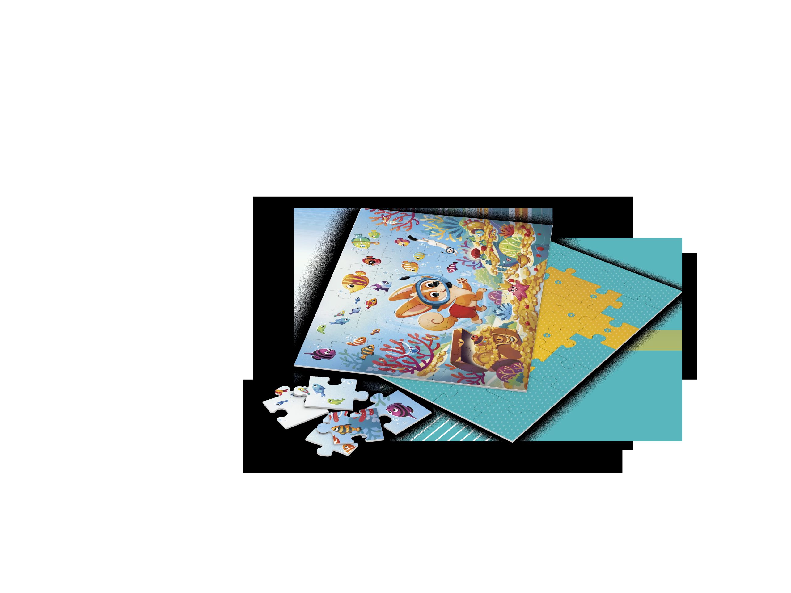 Puzzle+ : LOKI fait de la plongée (35 Pcs)
