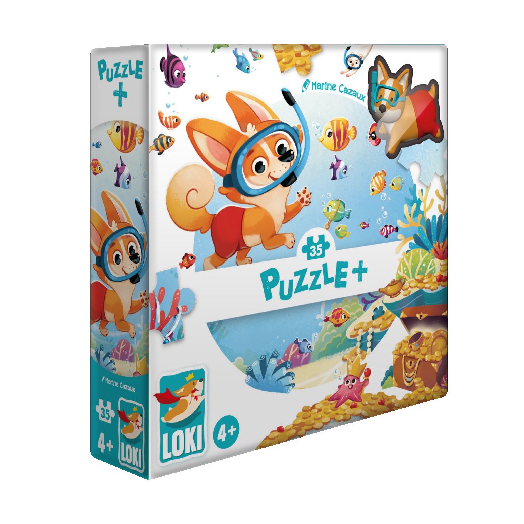 Puzzle+ : LOKI fait de la plongée (35 Pcs) – Image 2