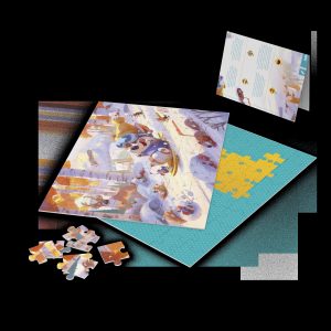 Puzzle+ : LOKI fait de la luge (70 Pcs)