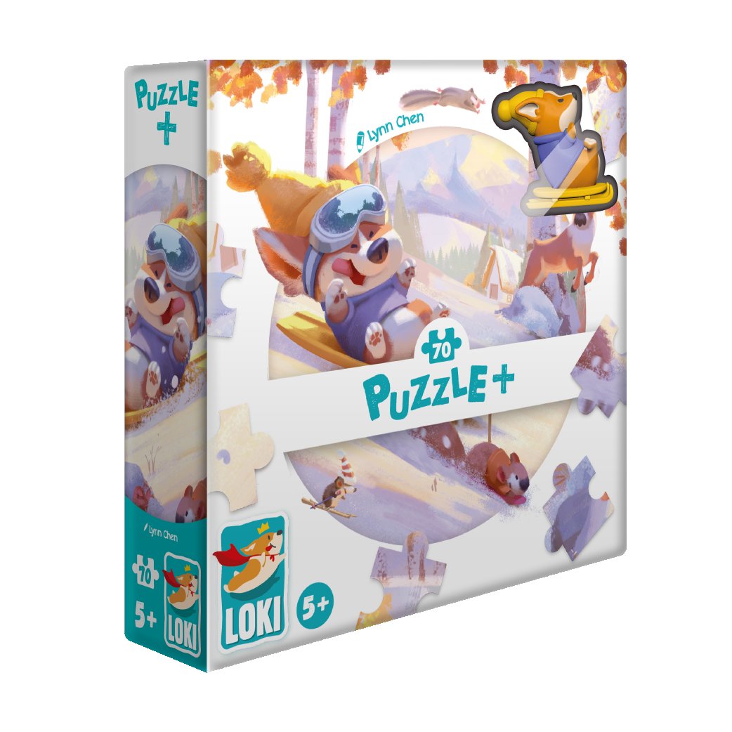 Puzzle+ : LOKI fait de la luge (70 Pcs) – Image 2