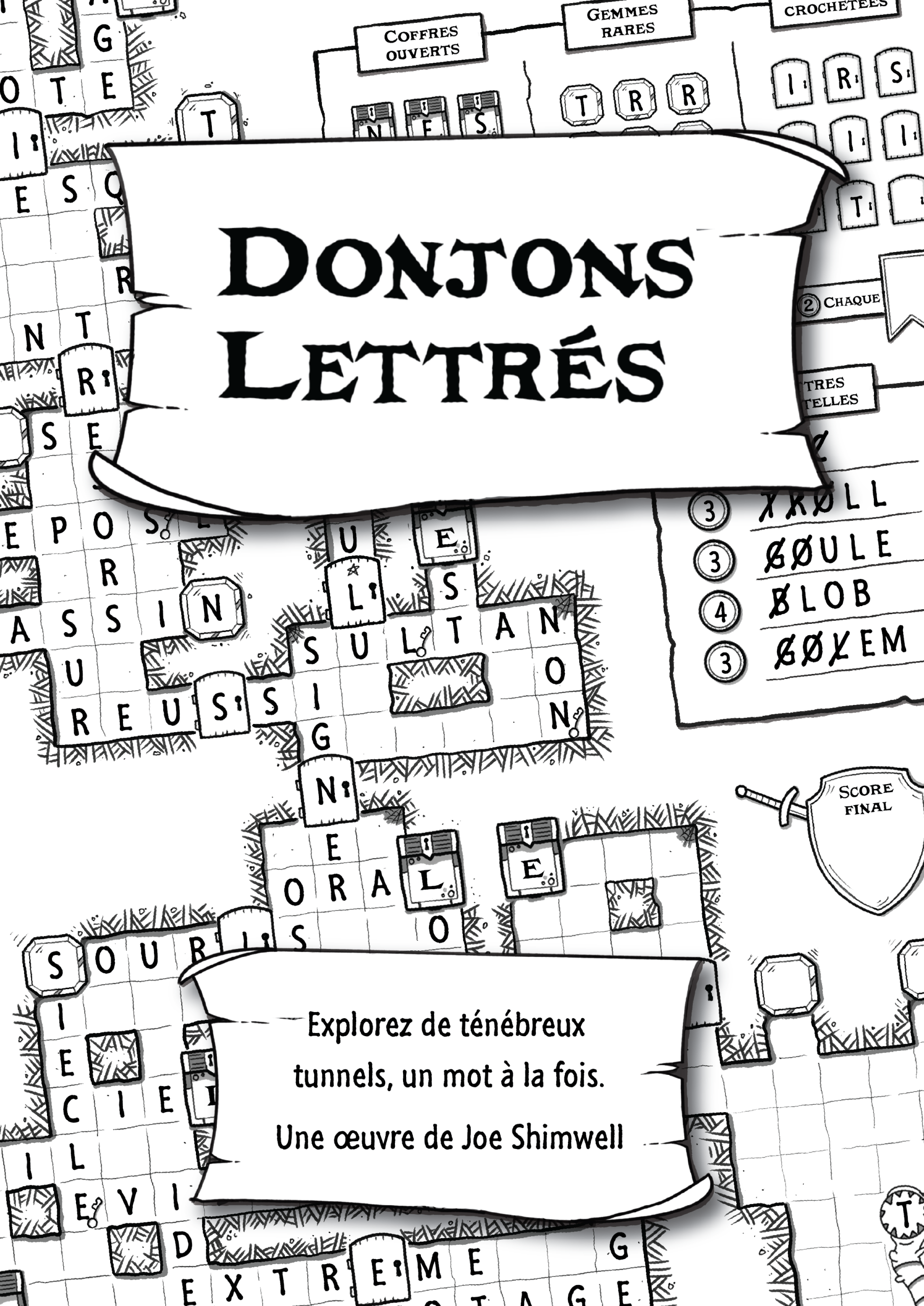 DONJONS LETTRÉS - Jeu de Lettres en Solo – Image 2