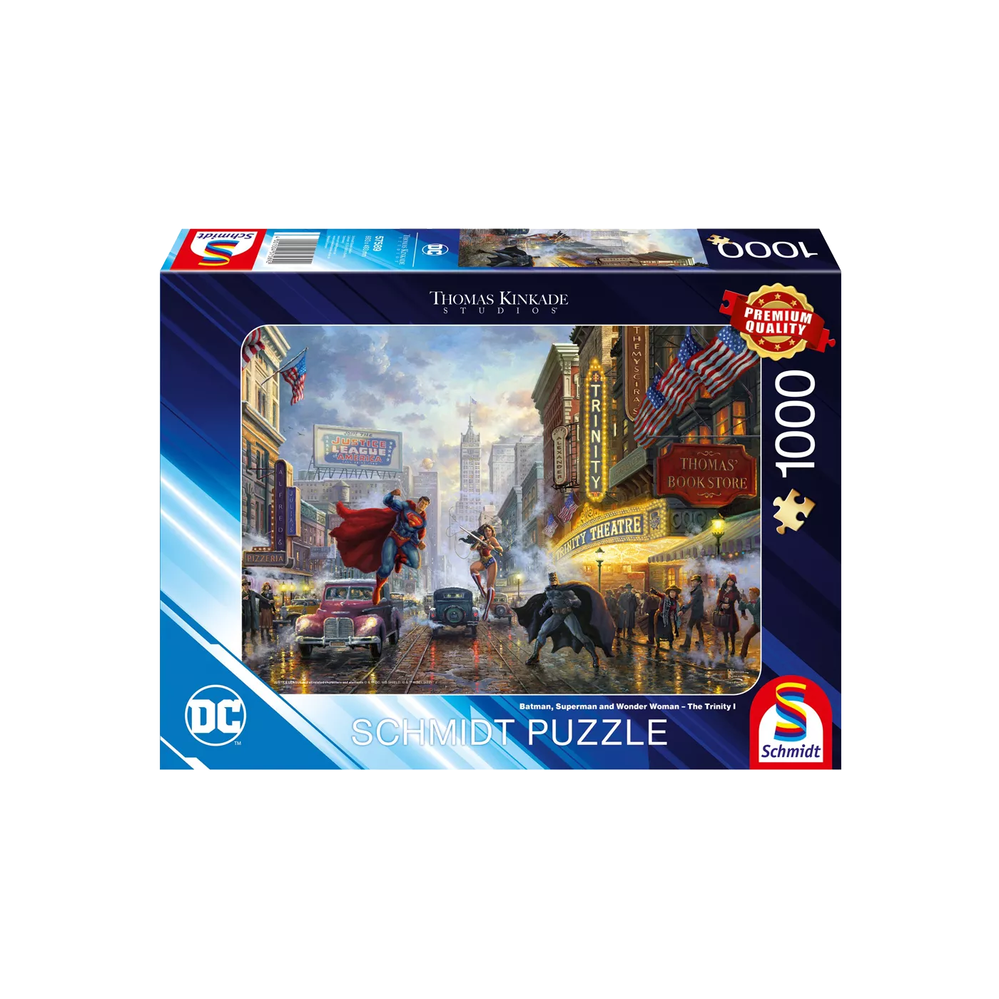 Puzzle Dc Comics - Batman, Superman & Wonder Woman