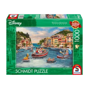 Puzzle Disney 1000Pcs - Mickey Et Minnie En Italie [58053]