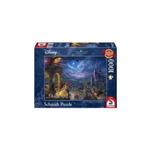 Puzzle Disney 1000 Pcs - La Belle Et La Bête : Danse Au Clair De Lune [59484]