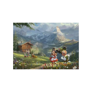 Puzzle Disney 1000 Pcs - Mickey & Minnie Dans Les Alpes [59938]