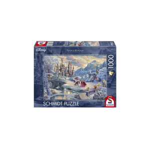 Puzzle Disney 1000 Pcs - La Belle Et La Bête : Enchantement Hivernal [59671]