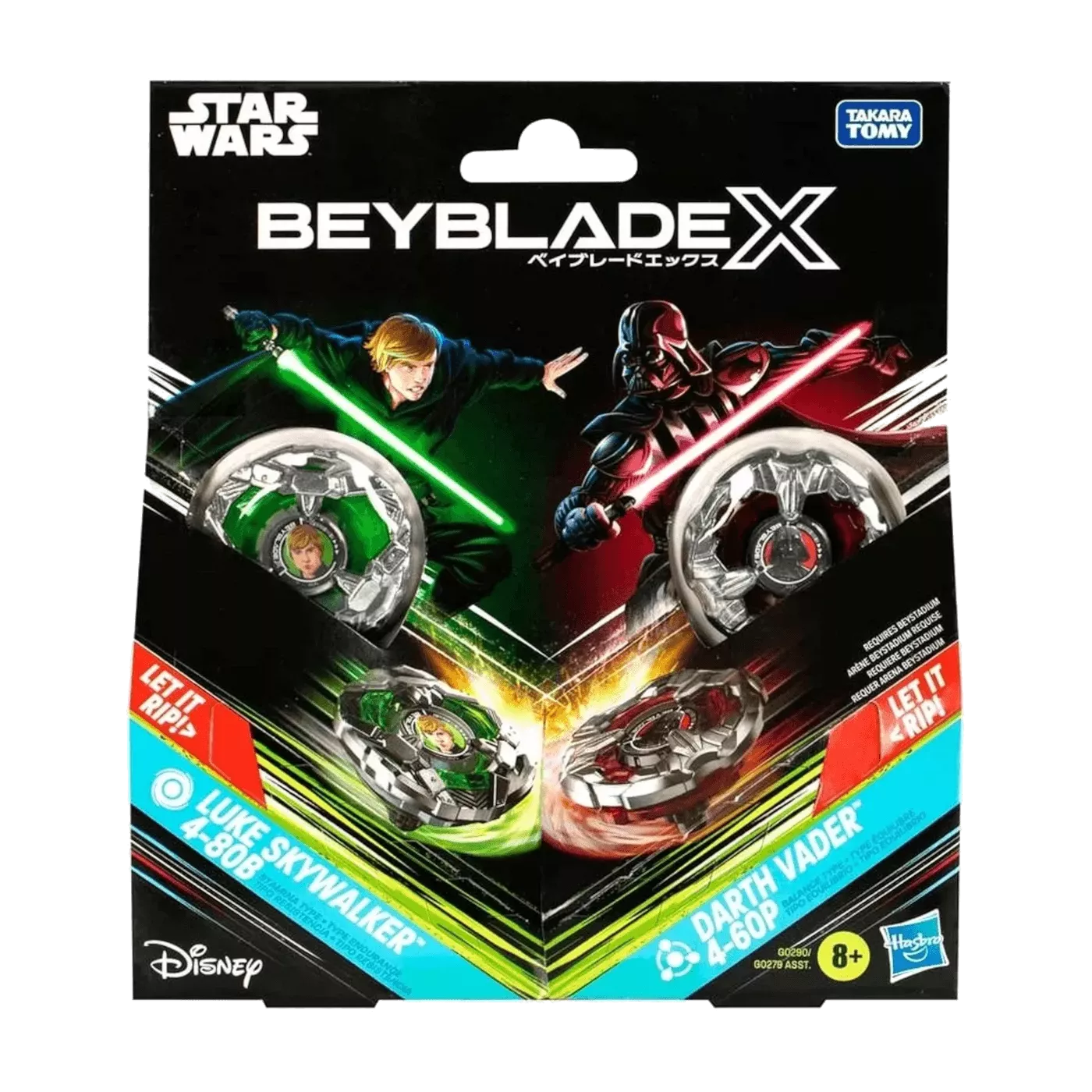 Beyblade X - Multipack Star Wars - Luke Vs Dark Vador