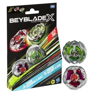 Beyblade X - Dual Starter Pack - Chain Incendio [5-60Ht] Vs Arrow Wizard [4-60N]