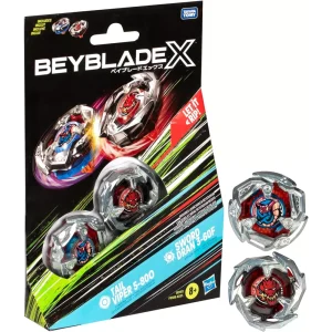 Beyblade X - Dual Starter Pack - Tail Viper [5-80O] Vs Sword Dran [3-60F]