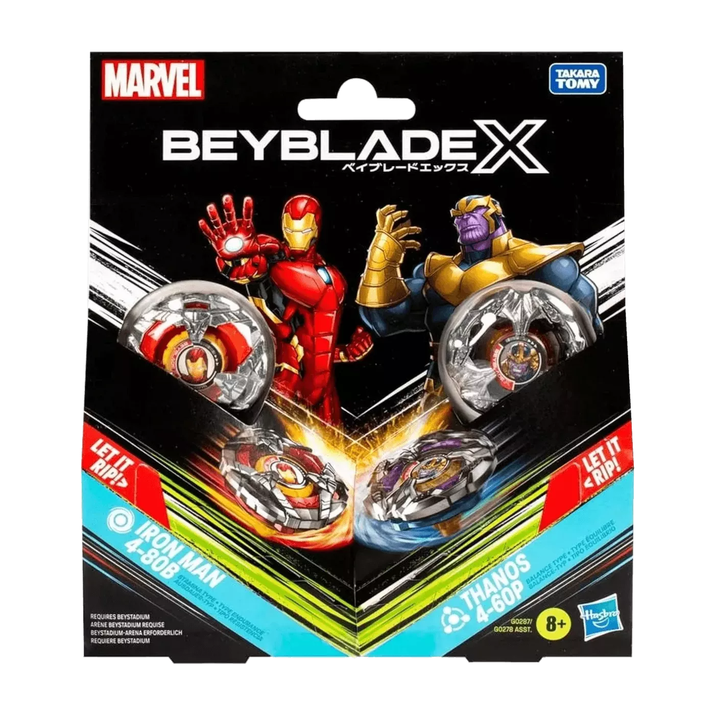 Beyblade X - Iron Man Vs Thanos