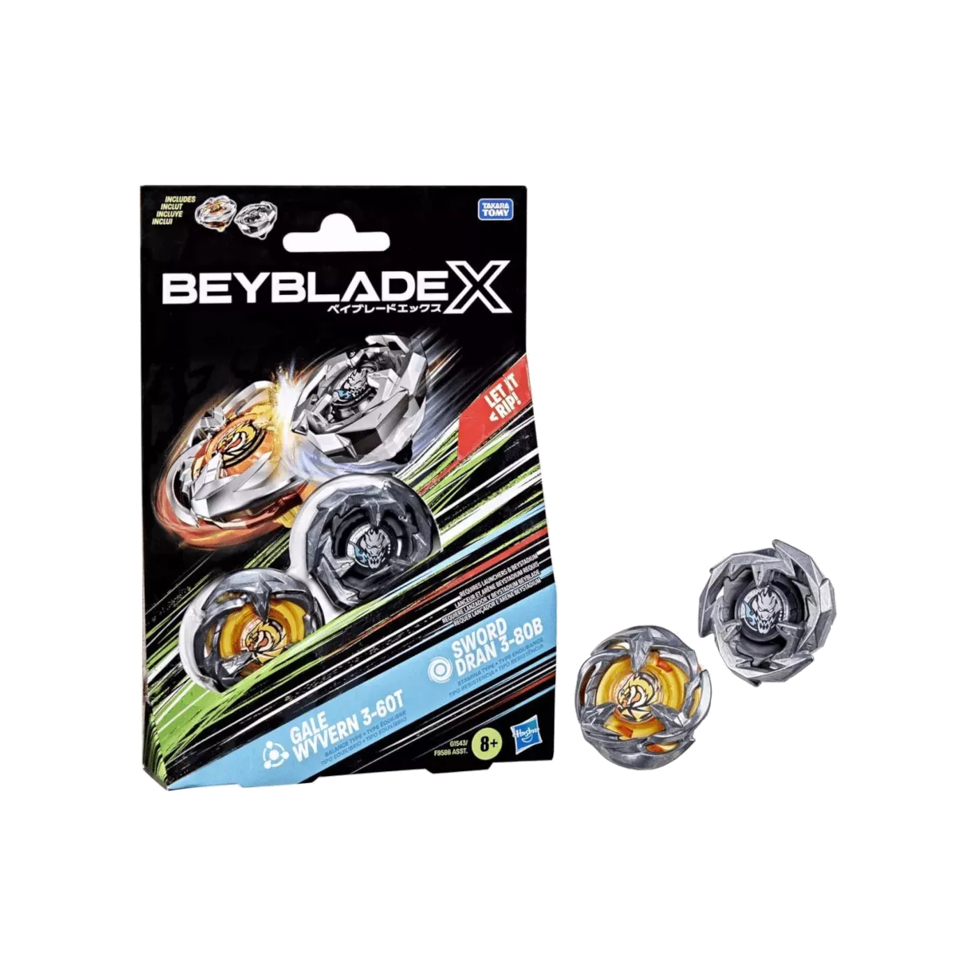 Beyblade X - Dual Starter Pack - Gale Wyvern Vs Sword Dran