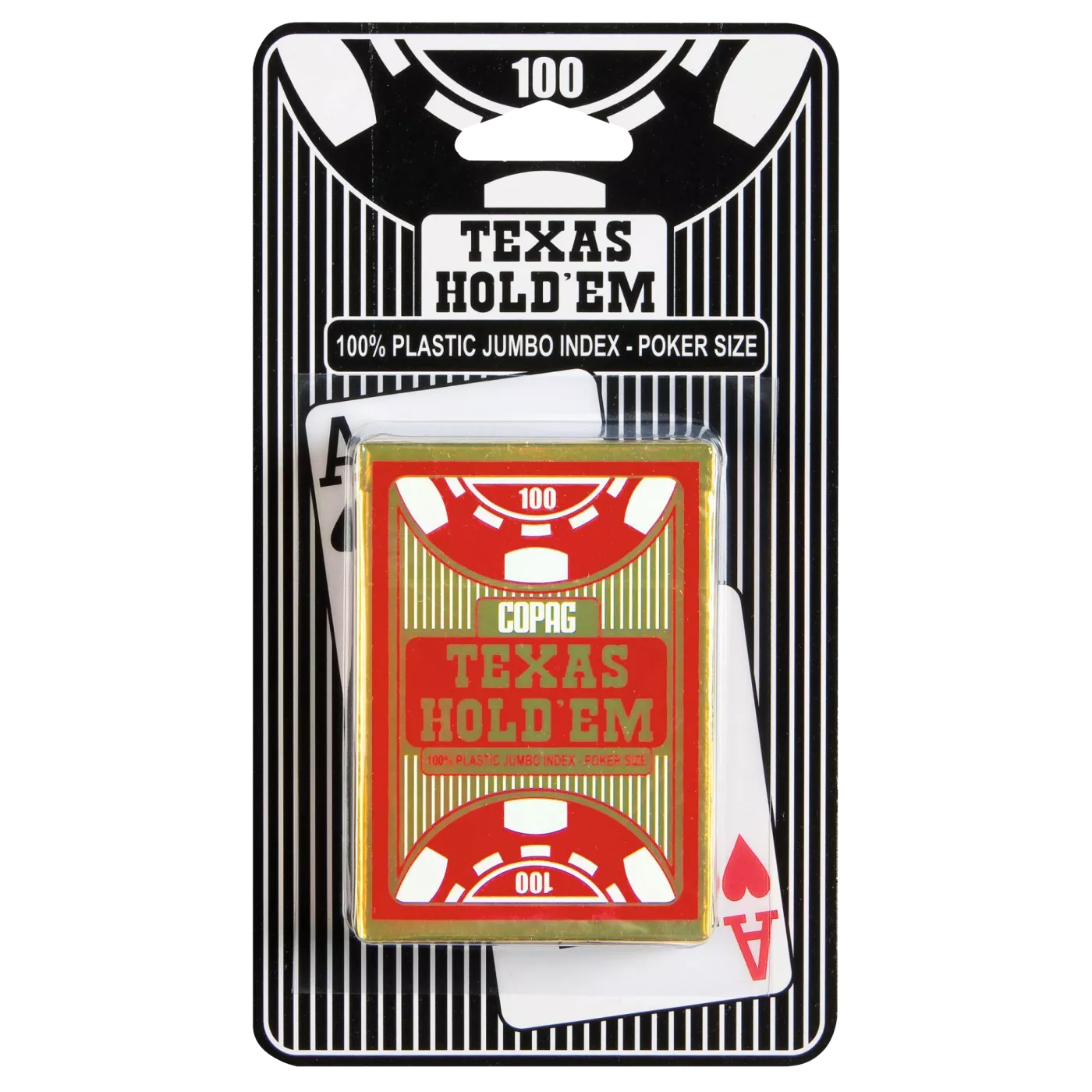 Copag Gold Poker 100% Plastic (A L'unité, Sous Blister)